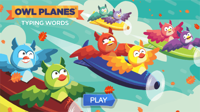 Owl Planes Typing • ABCya!